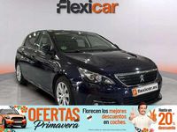 Usado Peugeot 308 Active 131 CV (96 kW) 2020 Negro Utilitario