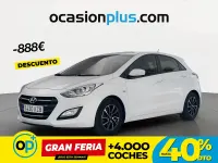 Usado Hyundai i30 90 CV (66 kW) 2017 Blanco Berlina