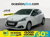 Usado Peugeot 208 Active 75 CV (55 kW) 2018 Blanco Utilitario