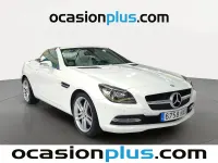 Usado Mercedes SLK200 184 CV (135 kW) 2014 Blanco Descapotable