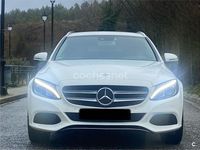 Usado Mercedes C220 Exclusive 170 CV (125 kW) 2017 Blanco Familiar