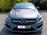 Usado Mercedes CLA200 AMG line 136 CV (100 kW) 2014 Gris / plata Berlina