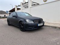 Usado Mercedes C200 136 CV (100 kW) 2013 Negro Berlina