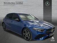 Usado Mercedes A180 AMG line 136 CV (100 kW) 2025 Azul espectra Berlina
