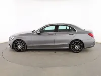 Usado Mercedes C220 AMG line 170 CV (125 kW) 2015 Gris Berlina