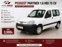 Usado Peugeot Partner Tepee 75 CV (55 kW) 2010 Blanco Monovolumen