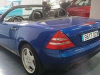 Usado Mercedes SLK200 136 CV (100 kW) 1997 Azul Descapotable