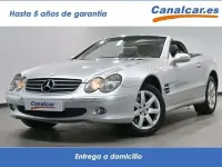 Usado Mercedes SL500 306 CV (225 kW) 2002 Gris Descapotable