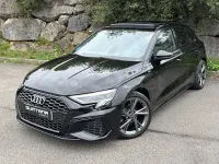 Usado Audi A3 S-Line 150 CV (110 kW) 2021 Negro Berlina
