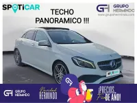 Usado Mercedes A180 AMG line 109 CV (80 kW) 2016 Blanco Berlina