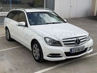 Usado Mercedes C200 136 CV (100 kW) 2013 Blanco Familiar