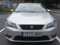 Usado Seat Leon ST Reference 105 CV (77 kW) 2016 Gris / plata Familiar