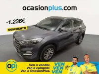 Usado Hyundai Tucson 114 CV (83 kW) 2018 Gris SUV