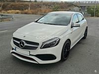 Usado Mercedes A180 AMG line 122 CV (89 kW) 2017 Blanco Berlina