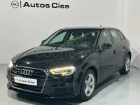 Usado Audi A3 150 CV (110 kW) 2019 Negro Berlina