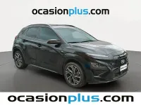 Usado Hyundai Kona N Line 136 CV (100 kW) 2021 Negro SUV