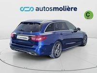Usado Mercedes C220 194 CV (142 kW) 2018 Azul Familiar