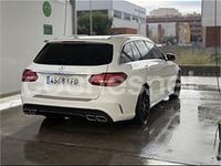 Usado Mercedes C220 AMG line 170 CV (125 kW) 2015 Blanco Familiar