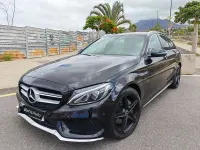 Usado Mercedes C220 194 CV (142 kW) 2018 Negro Familiar