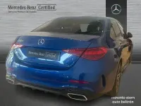 Usado Mercedes C220 AMG line 200 CV (147 kW) 2022 Azul Berlina