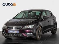 Usado Seat Leon Style 110 CV (80 kW) 2018 Granate Berlina