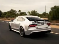 Usado Audi RS7 Sportback 560 CV (411 kW) 2017 Gris / plata Utilitario