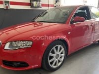 Usado Audi A4 S-Line 170 CV (125 kW) 2007 Rojo Berlina