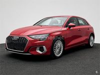 Usado Audi A3 Advanced Plus 110 CV (80 kW) 2022 Rojo Berlina