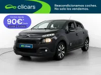 Usado Citroën C3 PureTech 82 CV (60 kW) 2018 Negro Utilitario