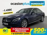Usado Mercedes C220 170 CV (125 kW) 2017 Azul Berlina