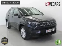 Käytetty Jeep Compass Longitude 140 HP (102 kW) 2022 Musta Katumaasturi