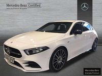 Usado Mercedes A200 AMG line 150 CV (110 kW) 2021 Blanco Berlina