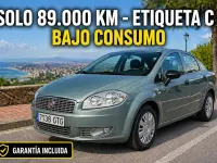 Usado Fiat Linea Active 77 CV (56 kW) 2010 Gris / plata Berlina
