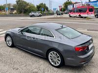 Usado Audi A5 190 CV (139 kW) 2019 Gris / plata Coupe