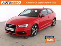 Usado Audi A3 S-Line 110 CV (80 kW) 2015 Rojo Berlina