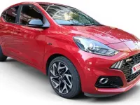 Usado Hyundai i10 N Line 84 CV (61 kW) 2022 Granate Utilitario