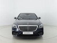 Usado Mercedes S560 AMG line 476 CV (350 kW) 2021 Azul cavansita Berlina