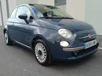 Usado Fiat 500 Lounge 101 CV (74 kW) 2009 Azul Descapotable