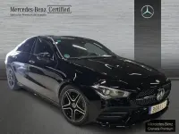 Usado Mercedes CLA180 AMG line 136 CV (100 kW) 2022 Negro noche Coupe