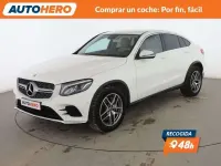 Usado Mercedes GLC250 204 CV (150 kW) 2018 Blanco Coupe