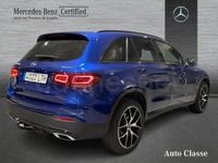 Usado Mercedes GLC300e AMG line 306 CV (225 kW) 2021 Azul brillante SUV