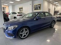 Usado Mercedes C220 170 CV (125 kW) 2017 Azul Berlina