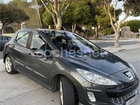 Usado Peugeot 308 Sport 120 CV (88 kW) 2009 Gris / plata Berlina