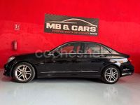 Usado Mercedes C200 Avantgarde 136 CV (100 kW) 2012 Negro Berlina