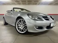Usado Mercedes SLK200 163 CV (119 kW) 2007 Gris / plata Descapotable