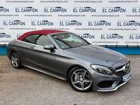 Usado Mercedes C220 194 CV (142 kW) 2018 Gris Descapotable