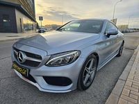Usado Mercedes C220 AMG line 170 CV (125 kW) 2016 Gris / plata Coupe