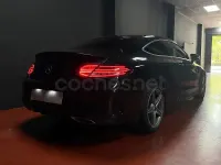 Usado Mercedes C220 AMG line 170 CV (125 kW) 2016 Negro Coupe
