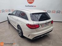 Usado Mercedes C220 AMG line 170 CV (125 kW) 2016 Blanco Familiar