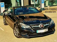 Usado Mercedes E400 333 CV (244 kW) 2014 Negro Descapotable
